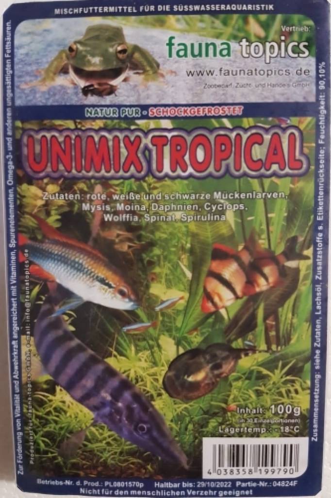 Unimix Tropical 100g Blister